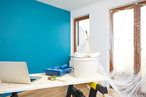 Ybor City Airbnb Being Prepared by Local House Painters Prior to Actual Painting